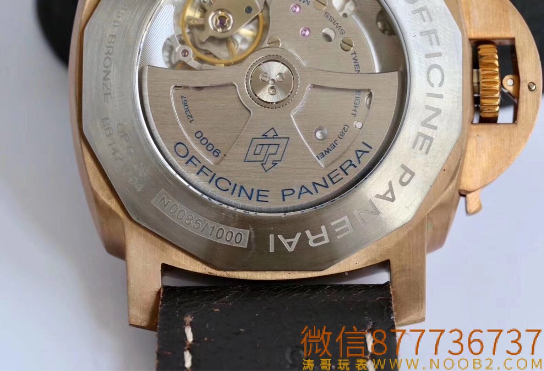 Panerai VS382 bronz saatin replikası nasıl? Nasıl yenilenir ve eskitilir? — 11. fotoğraf