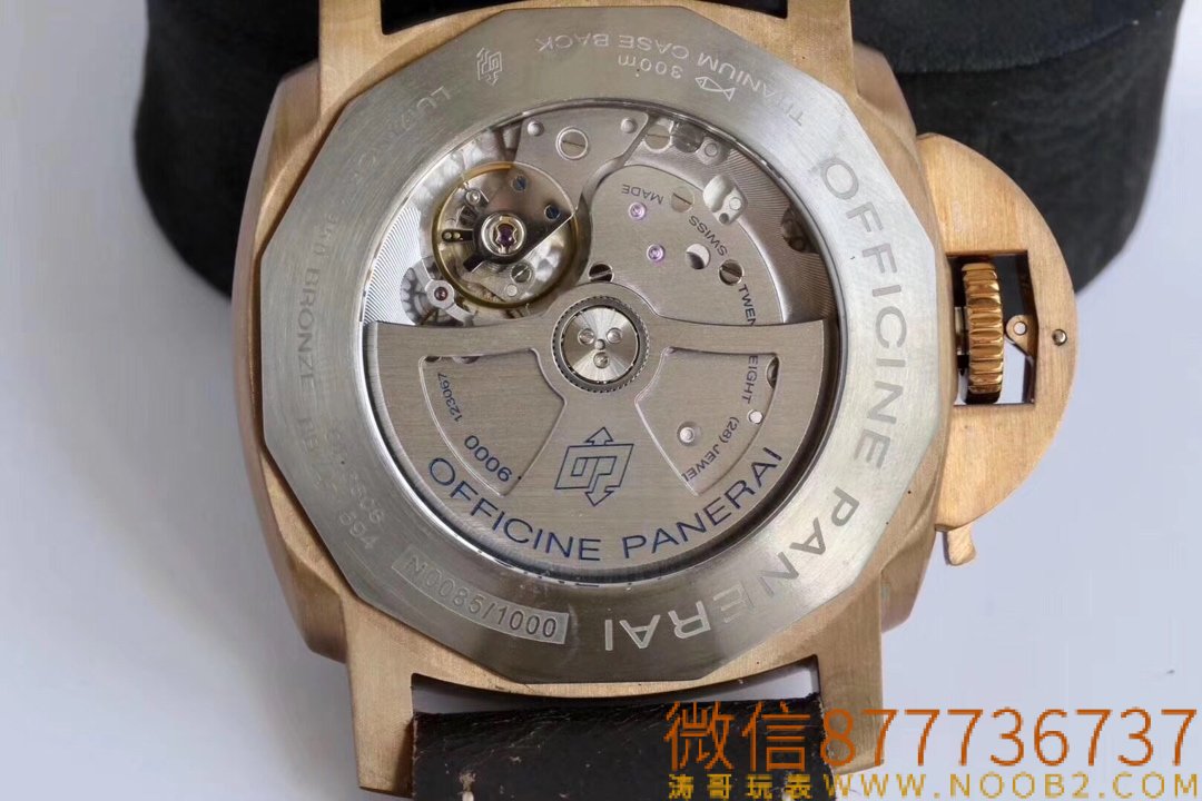 Panerai VS382 bronz saatin replikası nasıl? Nasıl yenilenir ve eskitilir? — 13. fotoğraf