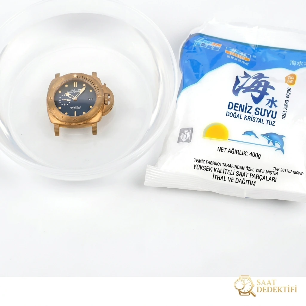 Panerai VS382 bronz saatin replikası nasıl? Nasıl yenilenir ve eskitilir? - Mekanizma Çark Dizilimi ve Taş Yatakları