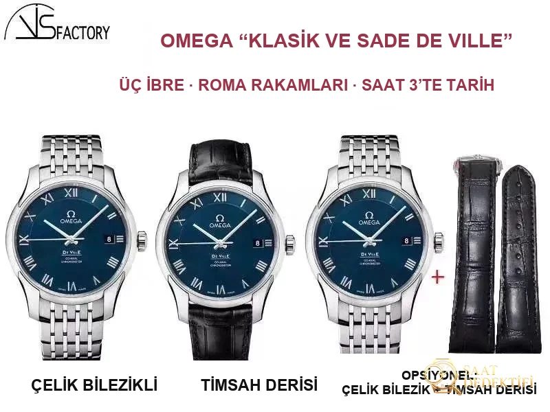 Parlak mavinin ardından bir yeni çalışma daha: VS Factory Omega mavi kadranlı De Ville 41 mm 8500 co-axial mekanizma orijinal karşılaştırmalı incelemesi - Kadran Detayı ve Bezel İşçiliği