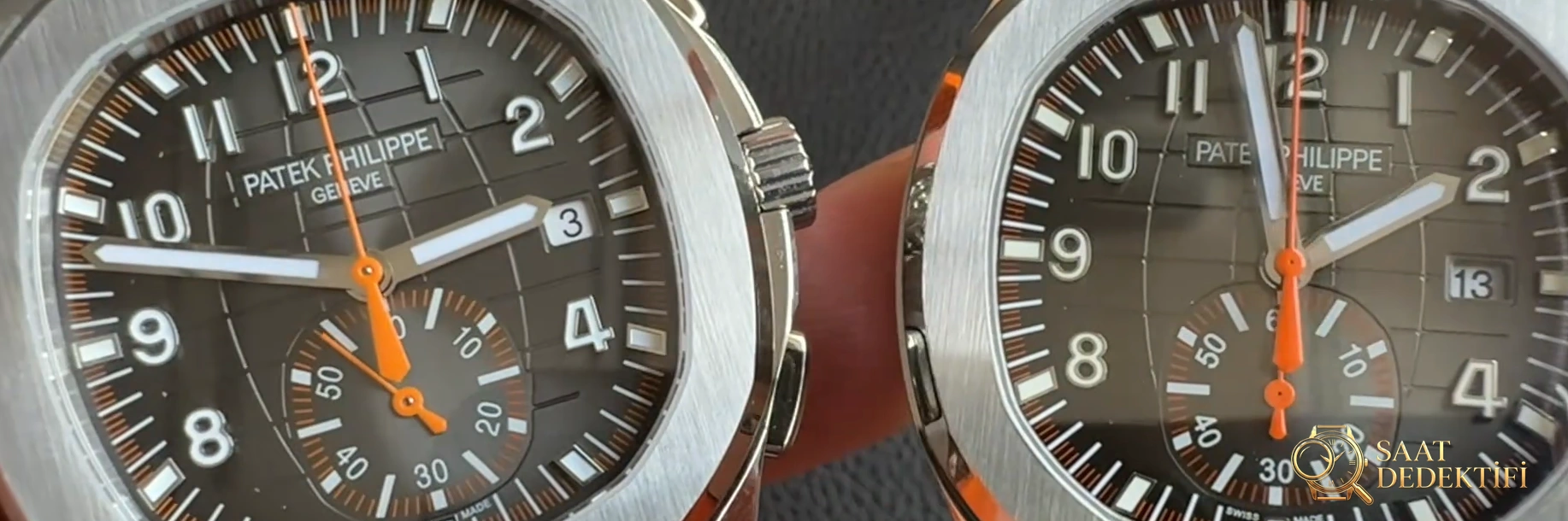 Patek Philippe Aquanaut 5968 Güneş Işını Sunburst Kadran Farkı