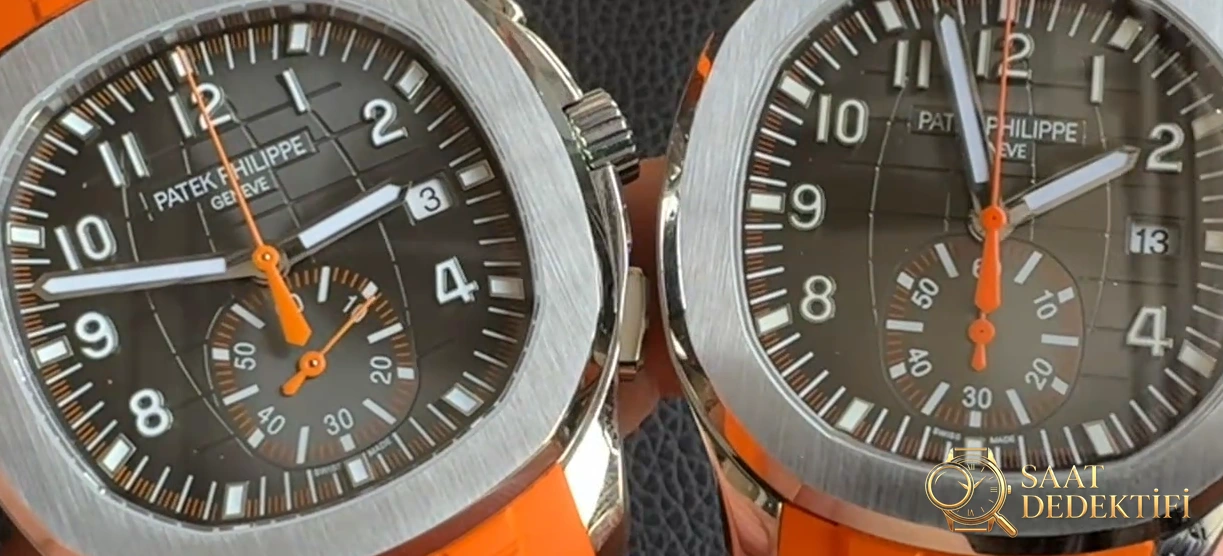 Patek Philippe Aquanaut 5968 Turuncu İbre Renk Tonu ve Merkez Mili