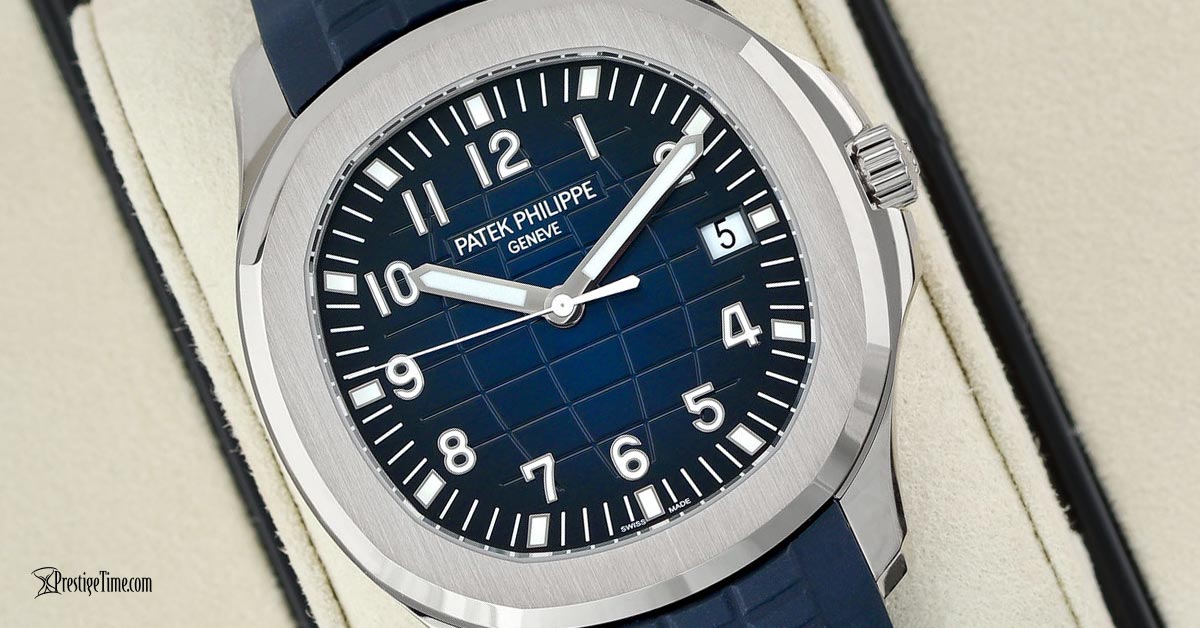 Patek Philippe Aquanaut Jumbo 20th Yıl Dönümü Edition 5168G 001 Kadran