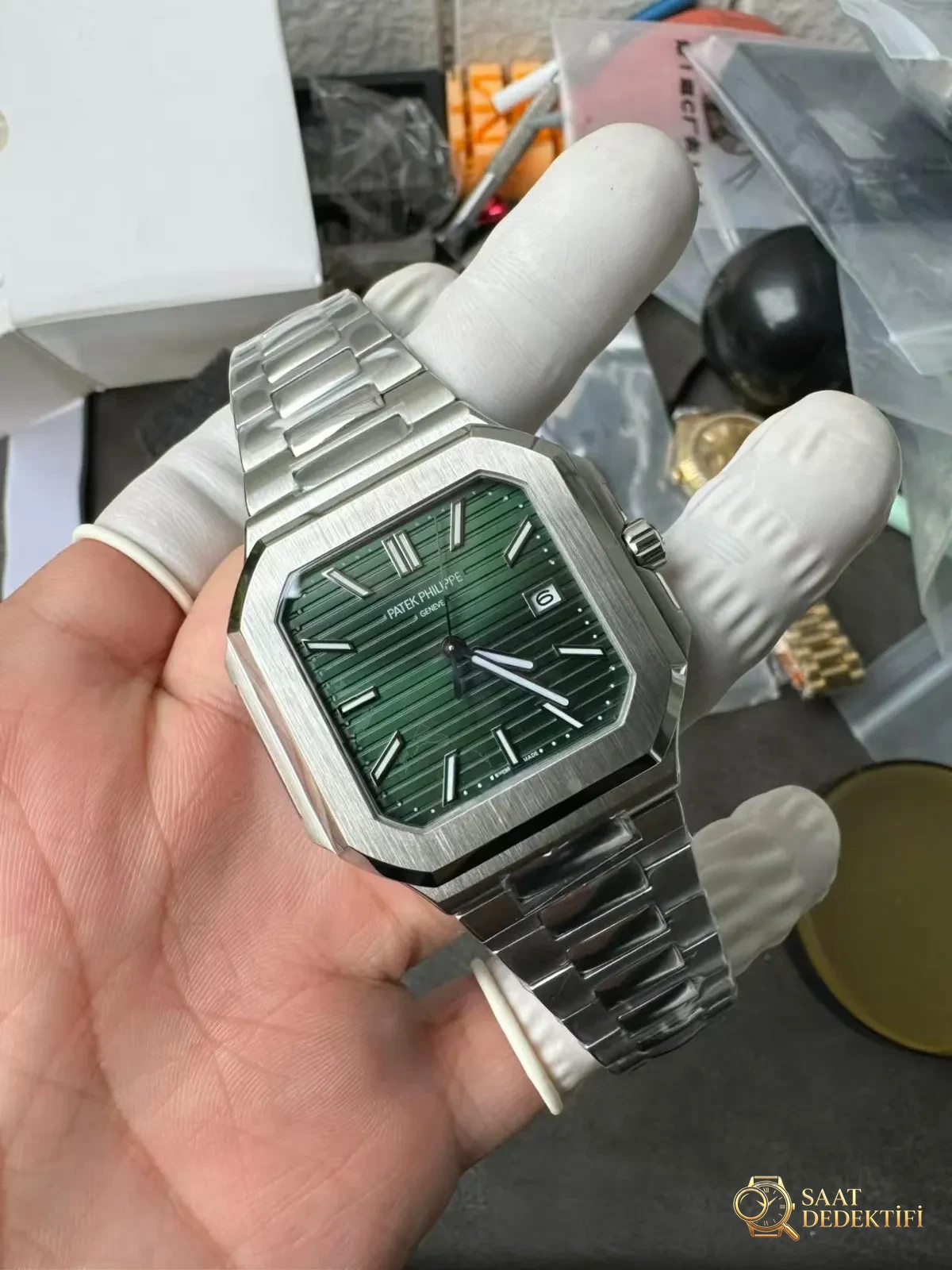 Patek Philippe Cubitus 5821 Fotoğrafları - Bilezik, Toka ve Klips Mekanizması