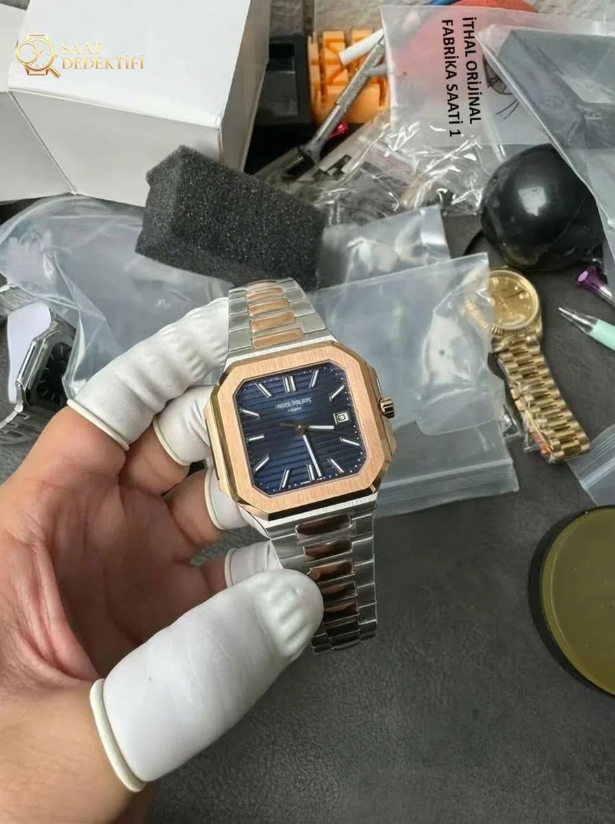 Patek Philippe Cubitus 5821 Fotoğrafları - Kordon Dokusu ve Dikiş Detayları
