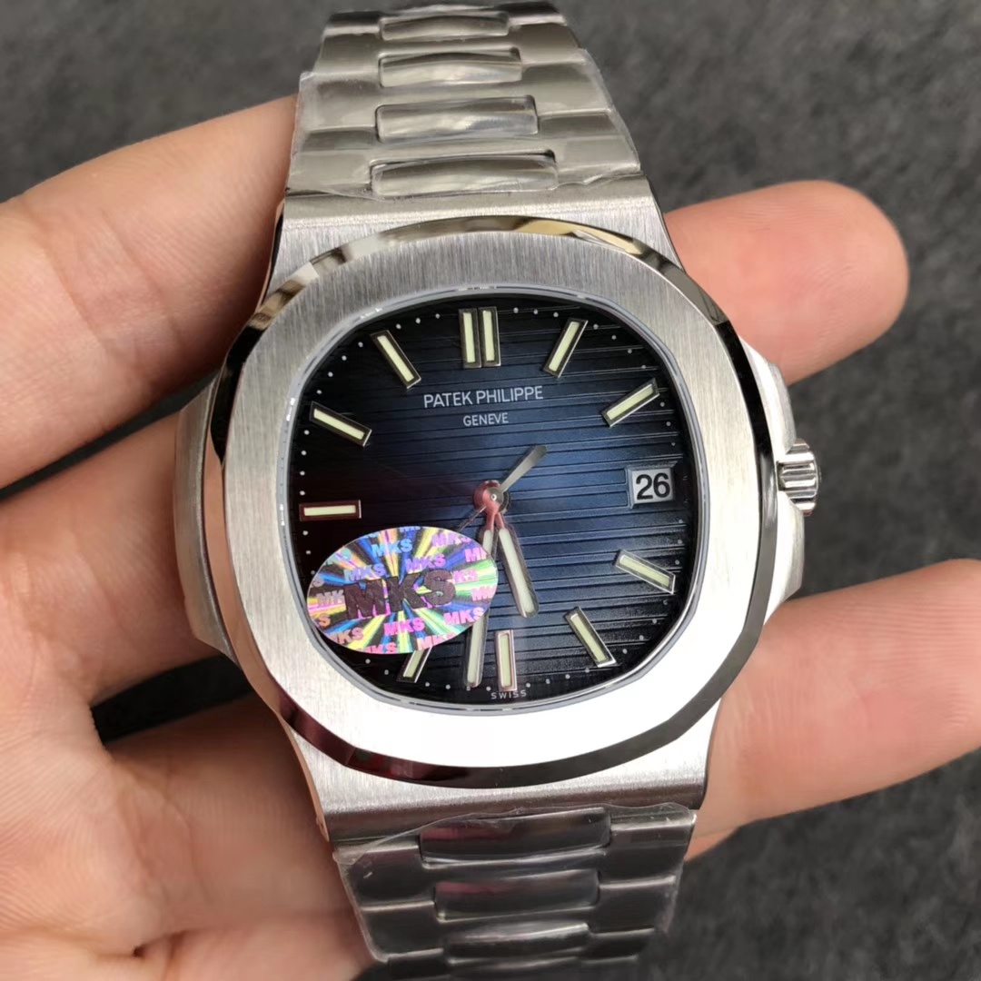 MKS Replika Patek Philippe Nautilus Mavi Kadran