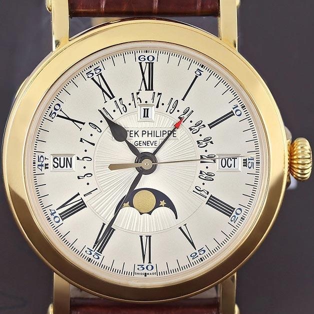 Patek Philippe Perpetual Takvim Retrograde Date Kadran