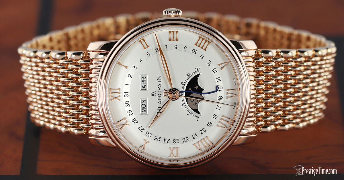 Blancpain Villeret Ay Fazı Complete Takvim
