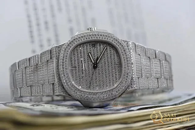 Replika Patek Philippe Nautilus Full Pırlanta Saat