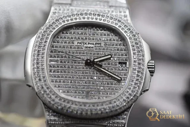 Replika Patek Philippe Nautilus Pırlanta Kadran