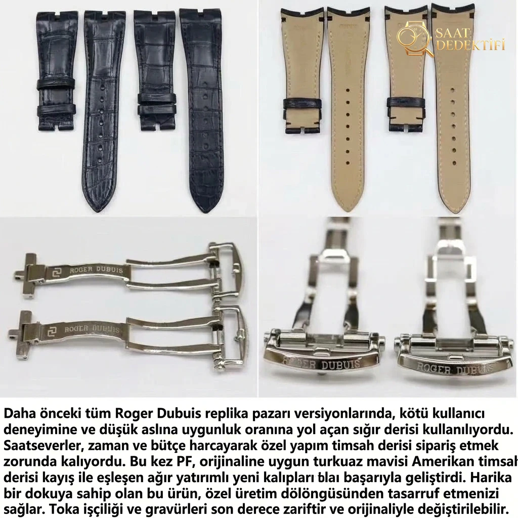 PF Factory Yeni Üretim Roger Dubuis EXCALIBUR (Excalibur Serisi) DBEX0535 Temel Seri Replika Saat Gerçek-Replika Karşılaştırması İncelemesi - Genel Açı ve Estetik Duruş