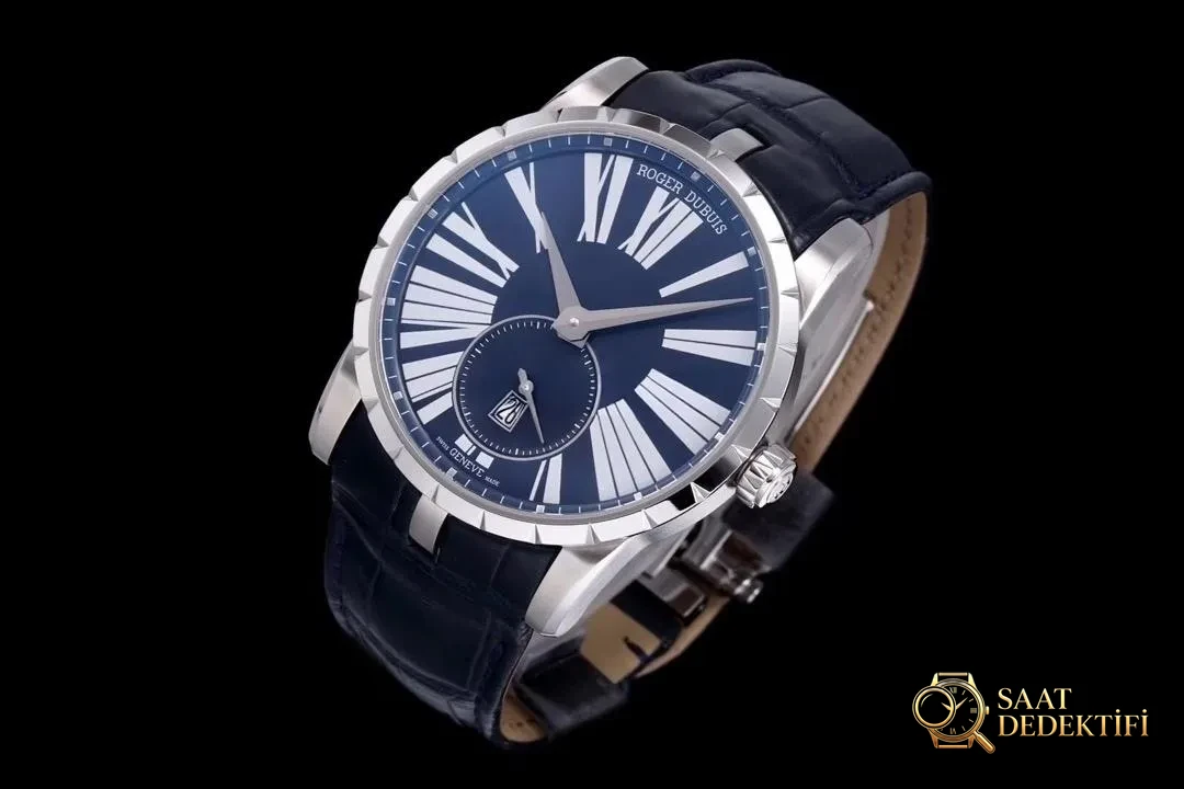 PF Factory Yeni Üretim Roger Dubuis EXCALIBUR (Excalibur Serisi) DBEX0535 Temel Seri Replika Saat Gerçek-Replika Karşılaştırması İncelemesi - Kadran İbreleri ve Saniye Akışı