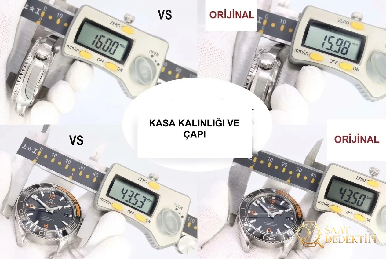 Planet Ocean 600M: VS Factory Omega Seamaster 600M çeyrek turuncu ve orijinal karşılaştırmalı inceleme - Balans Çarkı ve Zemberek Aksamı