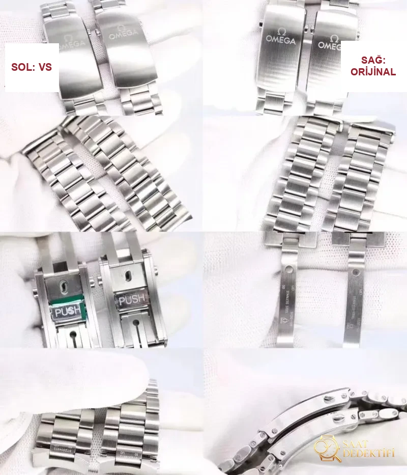 Planet Ocean 600M: VS Factory Omega Seamaster 600M çeyrek turuncu ve orijinal karşılaştırmalı inceleme - Kadran Güneş Işını (Sunburst) Efekti