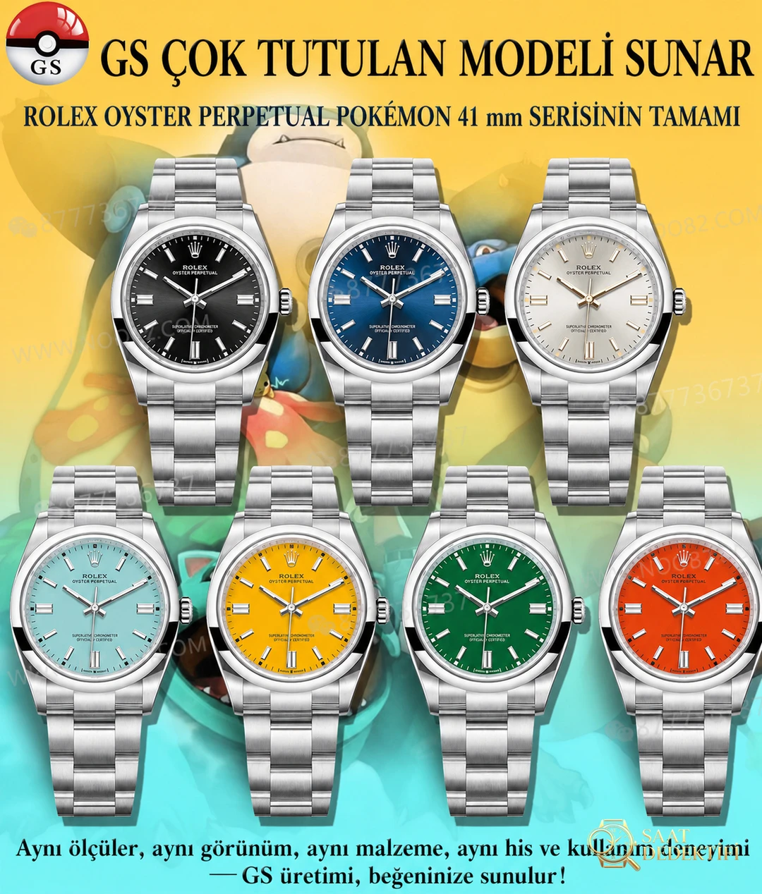 Revisión de fábrica del Rolex Oyster Perpetual GS: vista frontal y diseño de la caja
