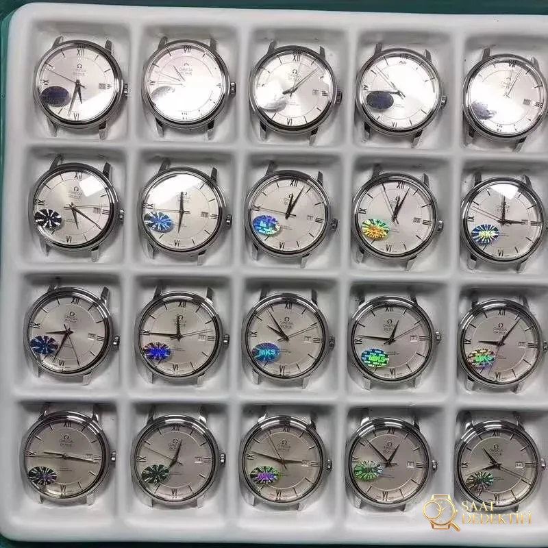 Popüler klasik saat MKS Factory Omega De Ville 39,5 mm orijinal karşılaştırmalı inceleme - Kasa Profili ve Kurma Kolu İncelemesi