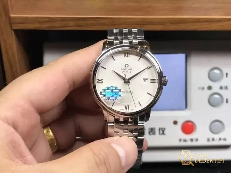 Popüler klasik saat MKS Factory Omega De Ville 39,5 mm orijinal karşılaştırmalı inceleme - Kasa Çeliği ve Polisaj Kalitesi