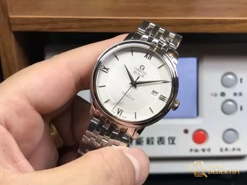 Popüler klasik saat MKS Factory Omega De Ville 39,5 mm orijinal karşılaştırmalı inceleme - Bilezik Bakla Ayrımı ve Pim Yapısı