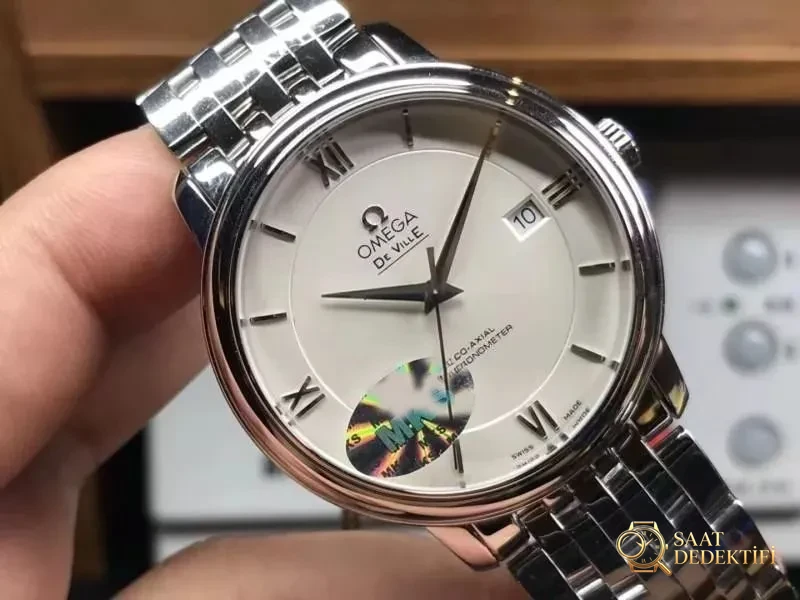 Popüler klasik saat MKS Factory Omega De Ville 39,5 mm orijinal karşılaştırmalı inceleme - Toka İçi Mikro Ayar Mekanizması