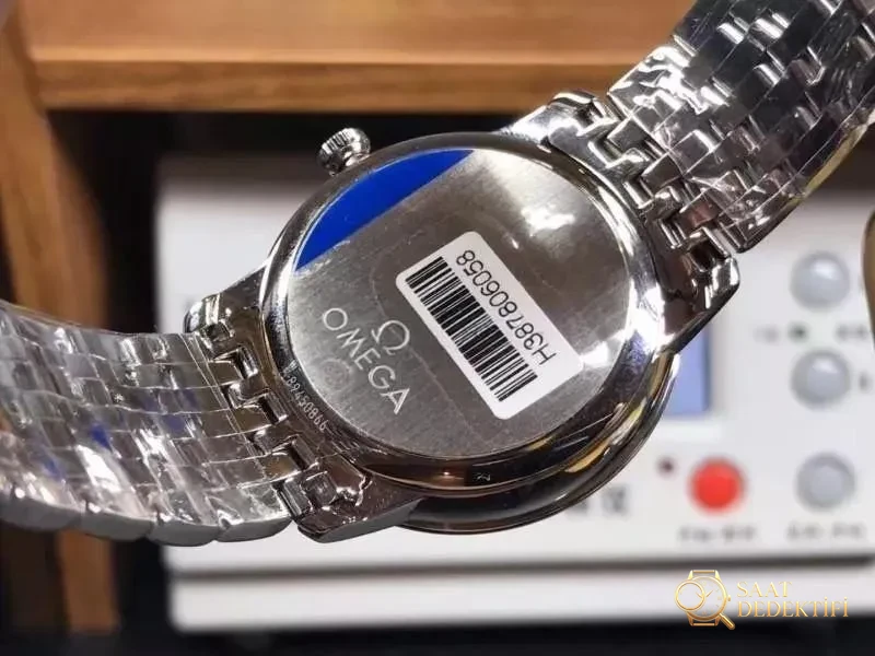 Popüler klasik saat MKS Factory Omega De Ville 39,5 mm orijinal karşılaştırmalı inceleme - Mekanizma Çark Dizilimi ve Taş Yatakları