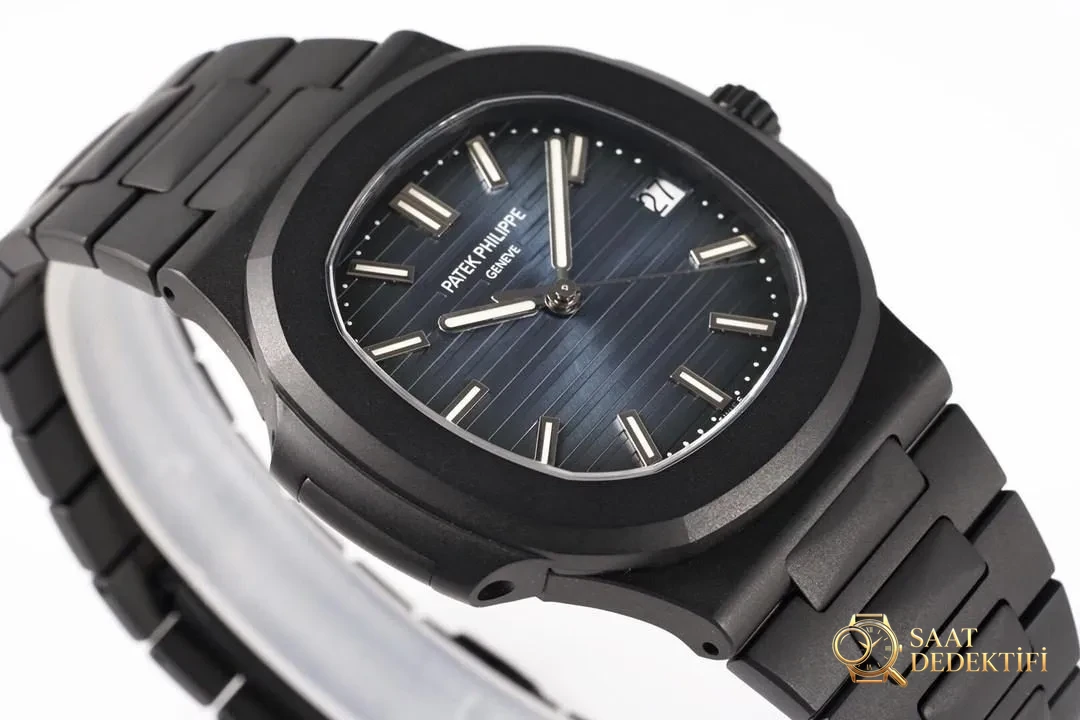 PPF Factory Nautilus V4 versiyonu karbon kaplamalı siyah elmas kalitesi iyi mi? - Kasa Profili ve Kurma Kolu İncelemesi