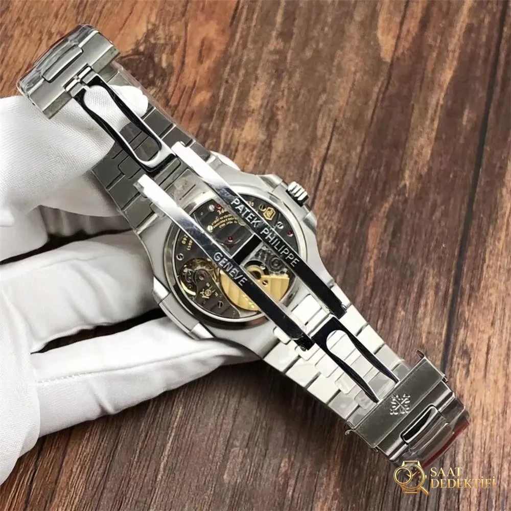 Is There Any Opening for PPF Factory Patek Philippe 5712 Nautilus 240 One Piece Mechanism Replica Watch? - Mechanism Mainspring and Balance Detail