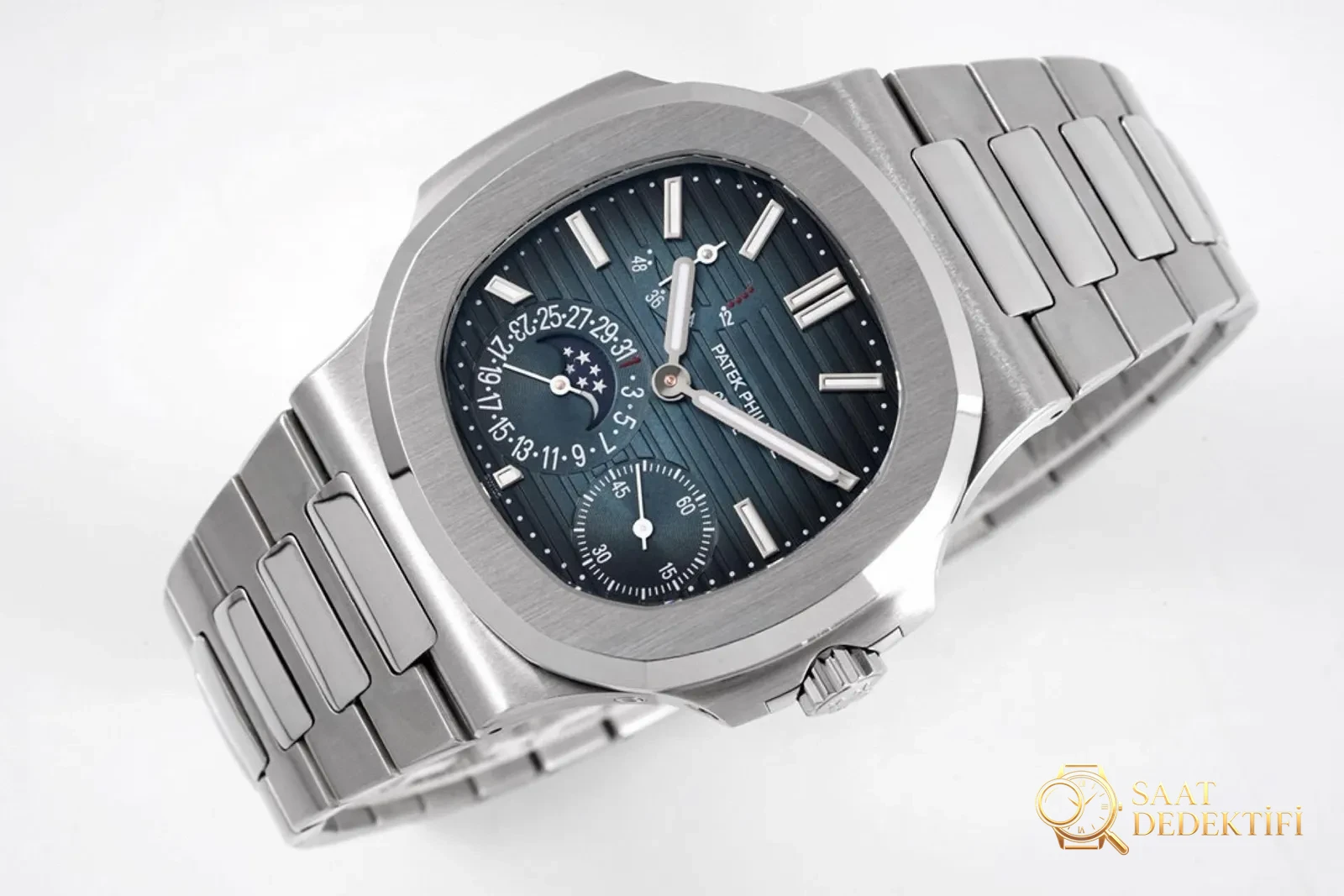 PPF Factory Patek Philippe 5712 v2 versiyonundaki tek parça 240 mekanizma nasıl ayırt edilir? - Kadran Detayı ve Bezel İşçiliği