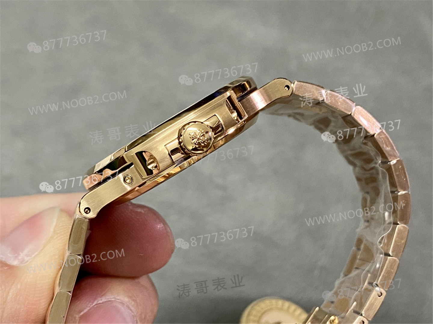 PPF Factory Patek Philippe 5712/1R Rose Gold 240 Tek Parça Mekanizma Yükseltmeli Gerçek Güç Rezervi Göstergeli Versiyon — 6. fotoğraf