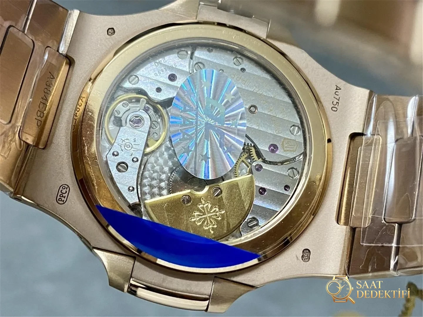 PPF Factory Patek Philippe 5712/1R Rose Gold 240 Tek Parça Mekanizma Yükseltmeli Gerçek Güç Rezervi Göstergeli Versiyon - Klips Kilidi ve Lazer Damgalar