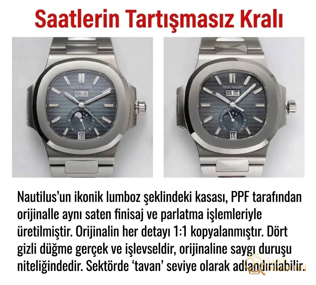 Patek Philippe Nautilus 5726 PPF Factory İncelemesi - Ön Görünüm ve Kasa Tasarımı