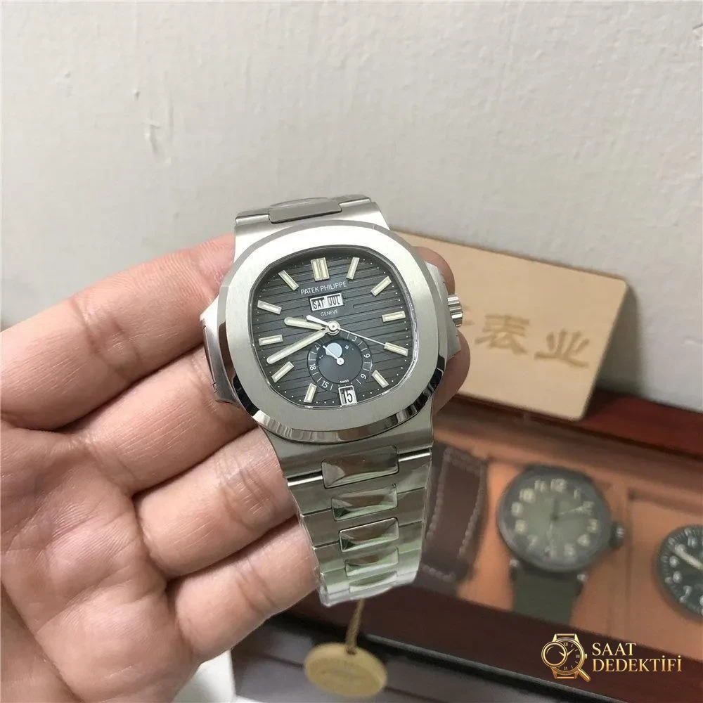 PPF Factory Patek Philippe 5726/1A-001 Nautilus nasıl bir saat? - Kadran Detayı ve Bezel İşçiliği