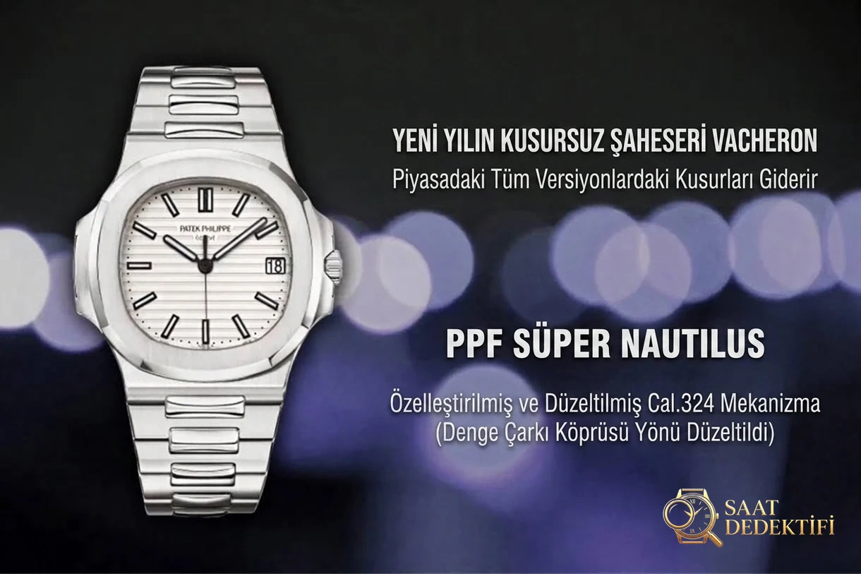 PPF Factory Patek Philippe Nautilus: En güçlü kral PF ve MKS