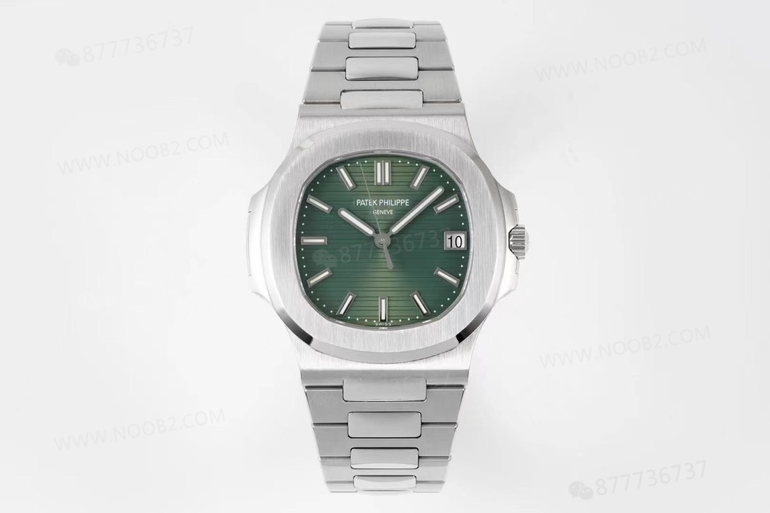 PPF Factory Patek Philippe zeytin yeşili kadranlı Nautilus 5711 - 330 mekanizmasına yükseltildi — 1. fotoğraf