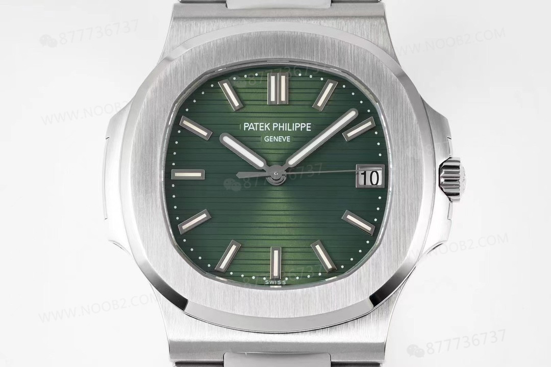 PPF Factory Patek Philippe zeytin yeşili kadranlı Nautilus 5711 - 330 mekanizmasına yükseltildi — 3. fotoğraf