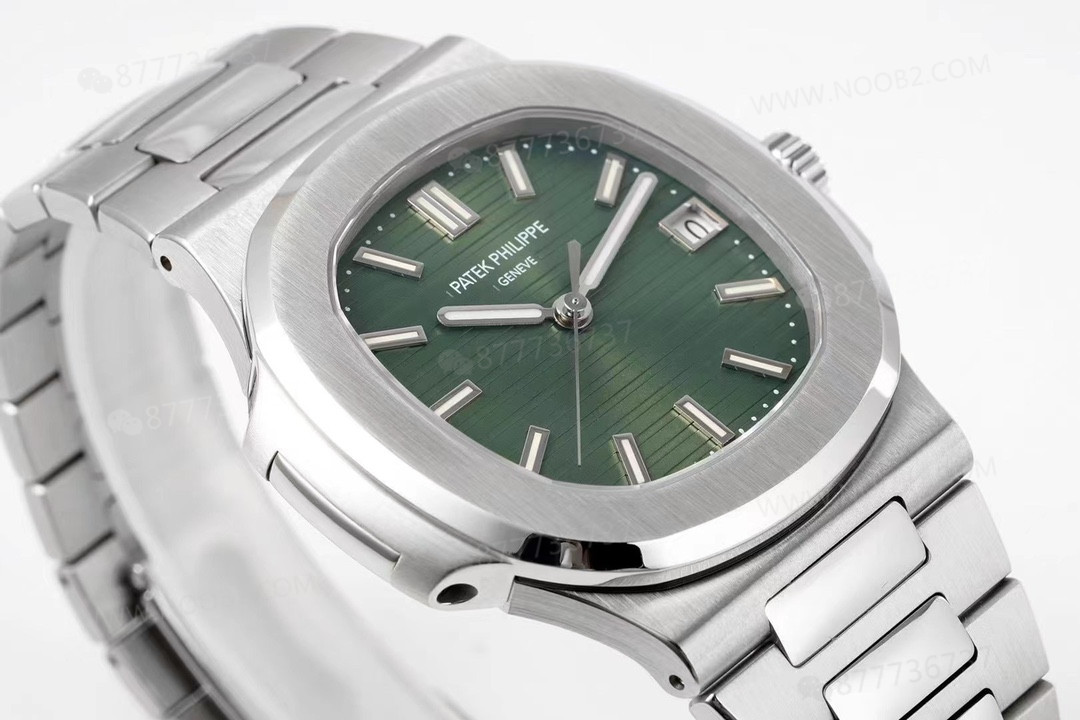 PPF Factory Patek Philippe zeytin yeşili kadranlı Nautilus 5711 - 330 mekanizmasına yükseltildi — 8. fotoğraf