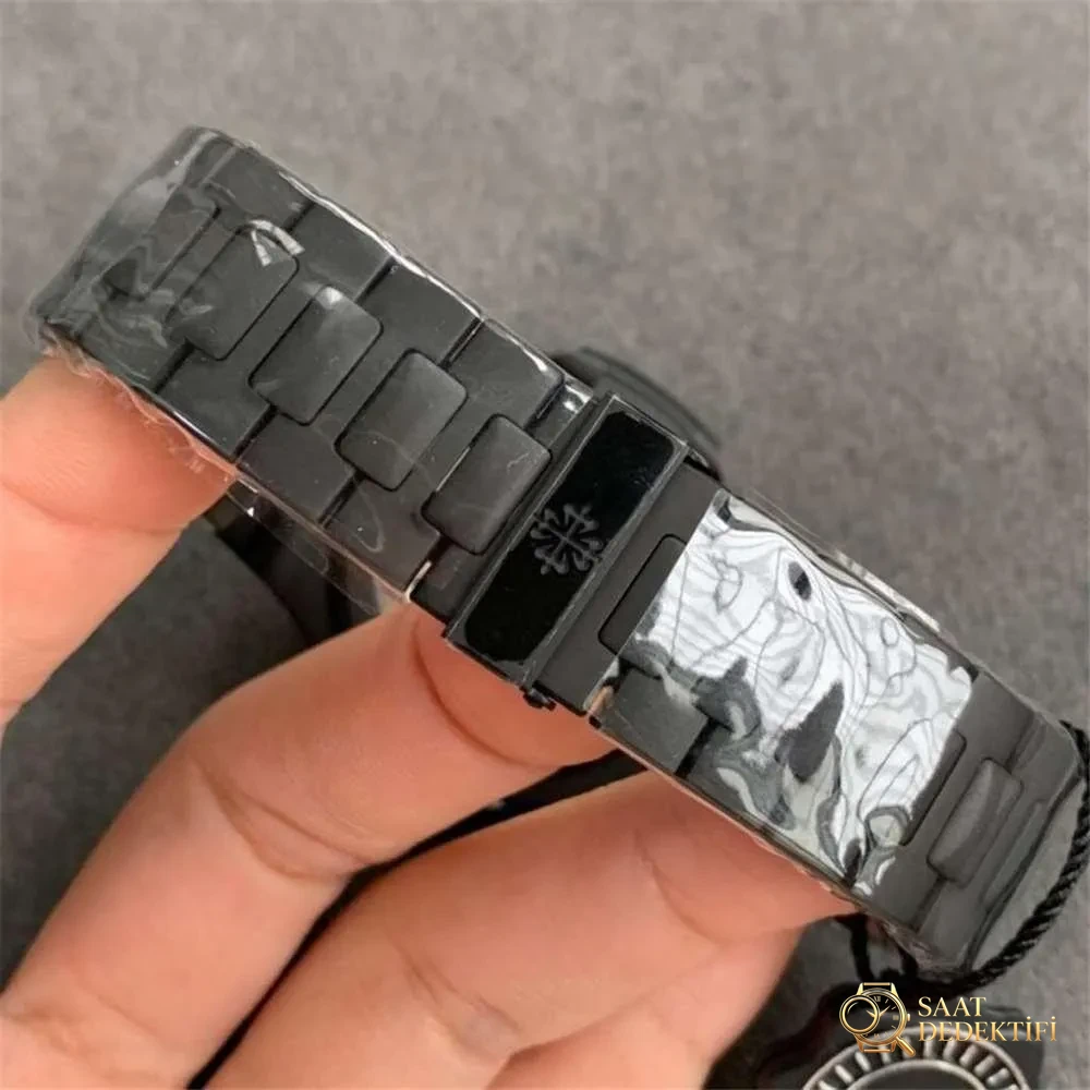 PPF Factory Super Nautilus V4 «Karbon Kaplama Black Diamond» İşçilik İncelemesi - Bilezik, Toka ve Klips Mekanizması