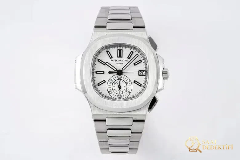 PPF Factory new Patek Philippe Nautilus 5980 multi-function chronograph - Side Profile and Strap Link