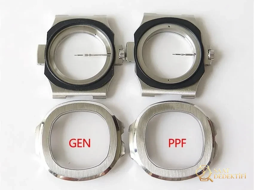 PPF Nautilus V4 versiyon gri kadran deri kayış - Kordon Dokusu ve Dikiş Detayları