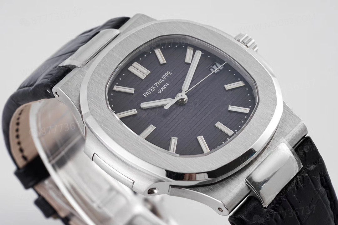 PPF Nautilus V4 versiyon gri kadran deri kayış — 42. fotoğraf