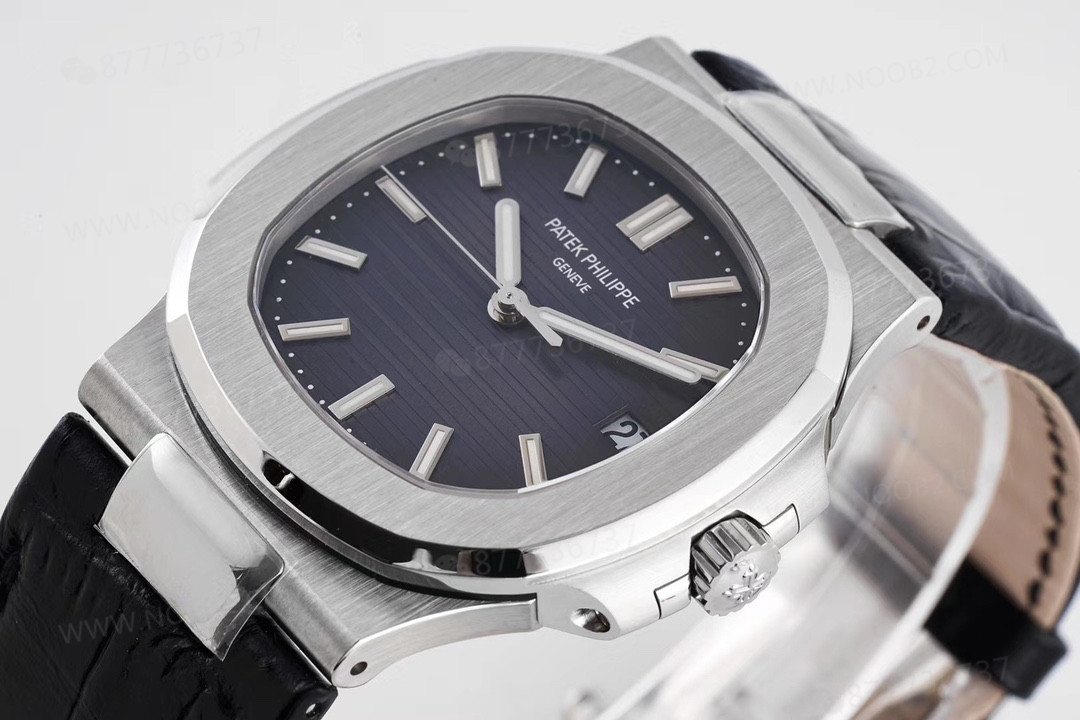 PPF Nautilus V4 versiyon gri kadran deri kayış — 43. fotoğraf