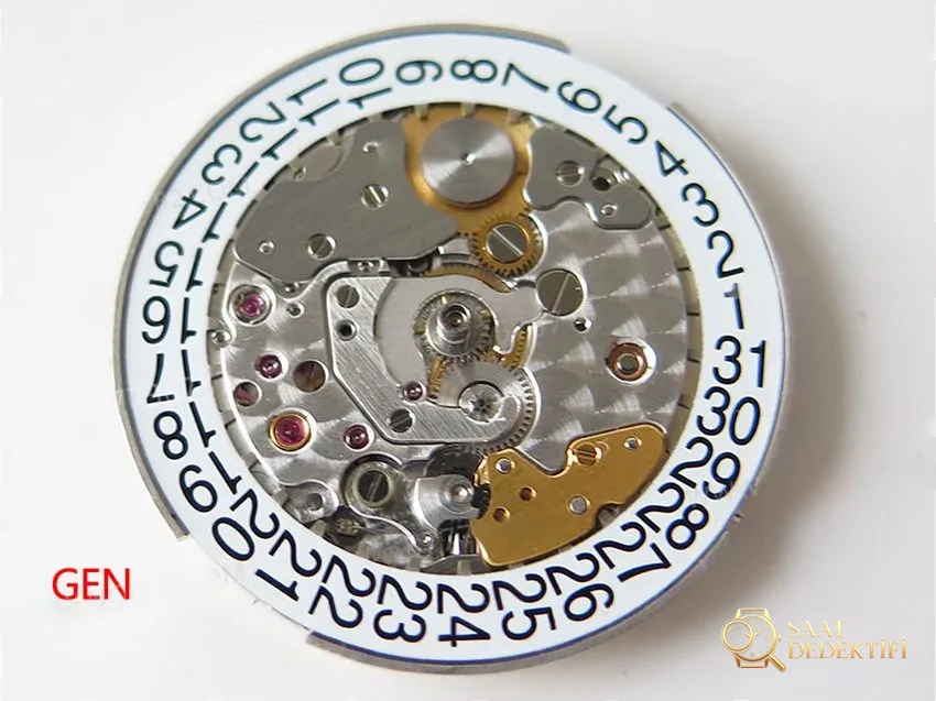PPF Nautilus V4 versiyonu beyaz kadran deri kayış - Toka İçi Mikro Ayar Mekanizması