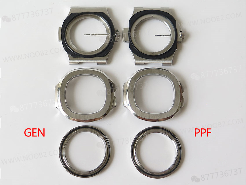 PPF Nautilus V4 versiyonu beyaz kadran deri kayış — 20. fotoğraf