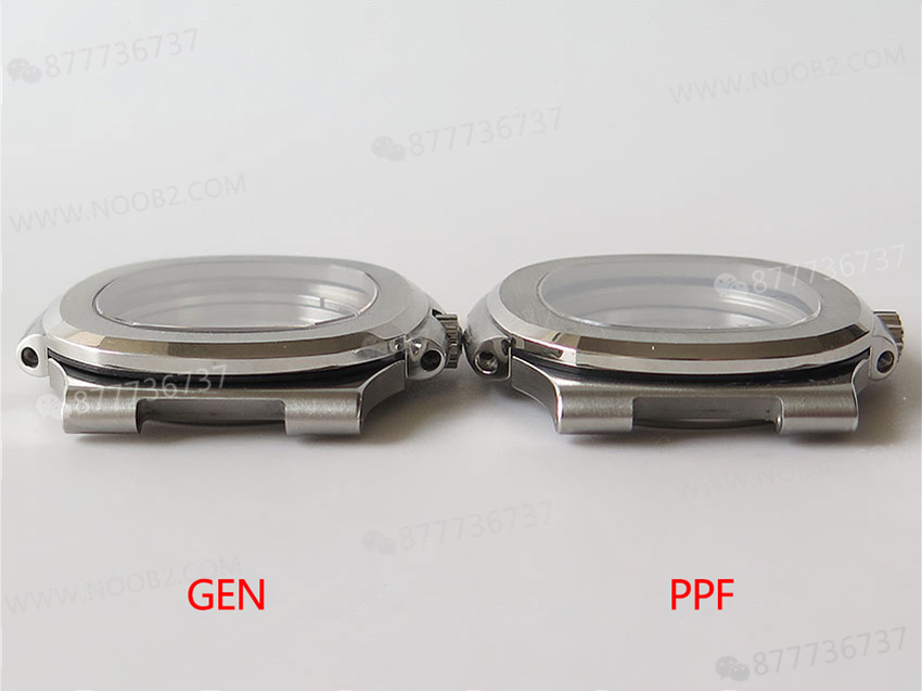 PPF Nautilus V4 versiyonu beyaz kadran deri kayış — 24. fotoğraf