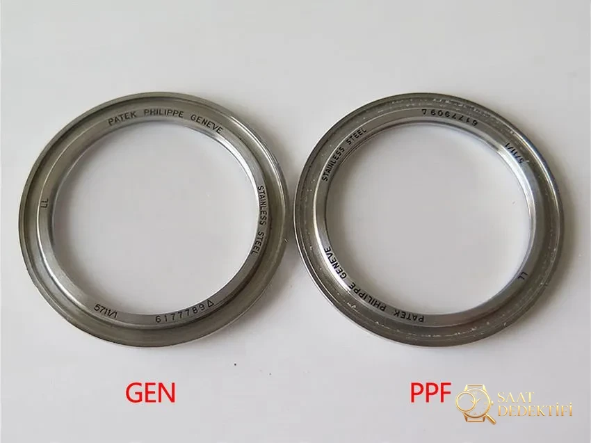 PPF Nautilus V4 versiyonu beyaz kadran deri kayış - Mekanizma Regülatör ve Sapma Ayar Bloğu