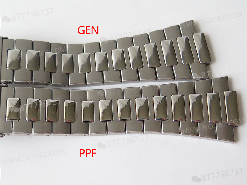 PPF Nautilus V4 versiyonu beyaz kadran deri kayış — 37. fotoğraf