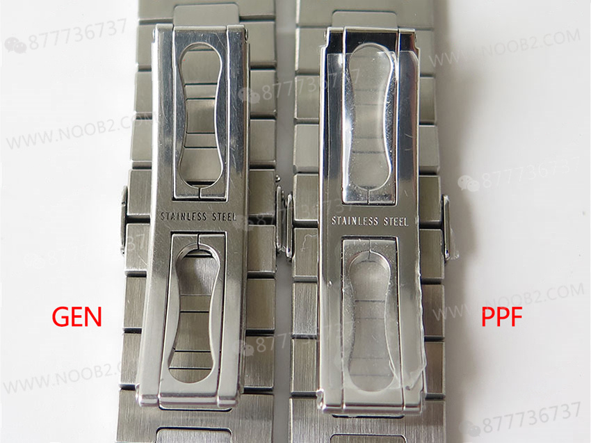 PPF Nautilus V4 versiyonu beyaz kadran deri kayış — 39. fotoğraf