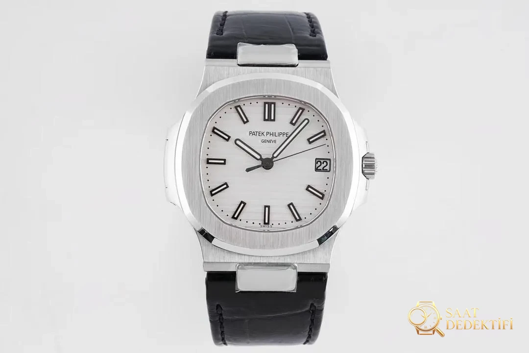 PPF Nautilus V4 versiyonu beyaz kadran deri kayış - Kasa Arka Yivleri ve Sızdırmazlık Contası