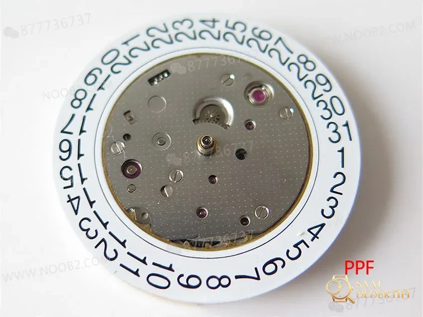 PPF Nautilus V4 versiyonu gri-mavi kadran, deri kayış - Kadran İbreleri ve Saniye Akışı
