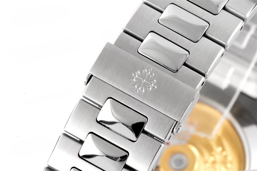 PPF Patek Philippe 5726 Nautilus yıllık takvim ay evreli replika saatin işçiliği nasıl? — 9. fotoğraf