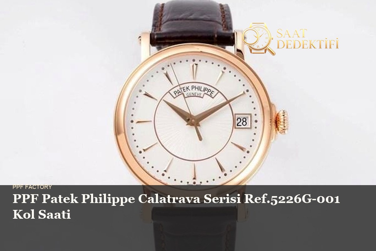 PPF Patek Philippe Calatrava Serisi Kasa ve Kadran İşçiliği İncelemesi - ön görünüm